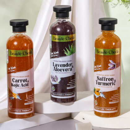 Beaute Cherie Body Wash With Scrub Hydrating Body Wash - COMBO
